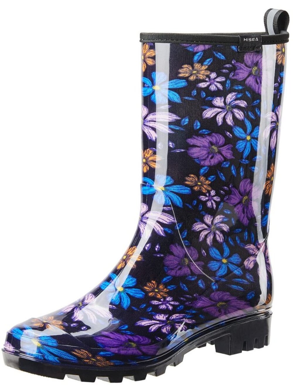 Women's Rain Boots Waterproof Mid Calf Garden Farm Rubber Boots